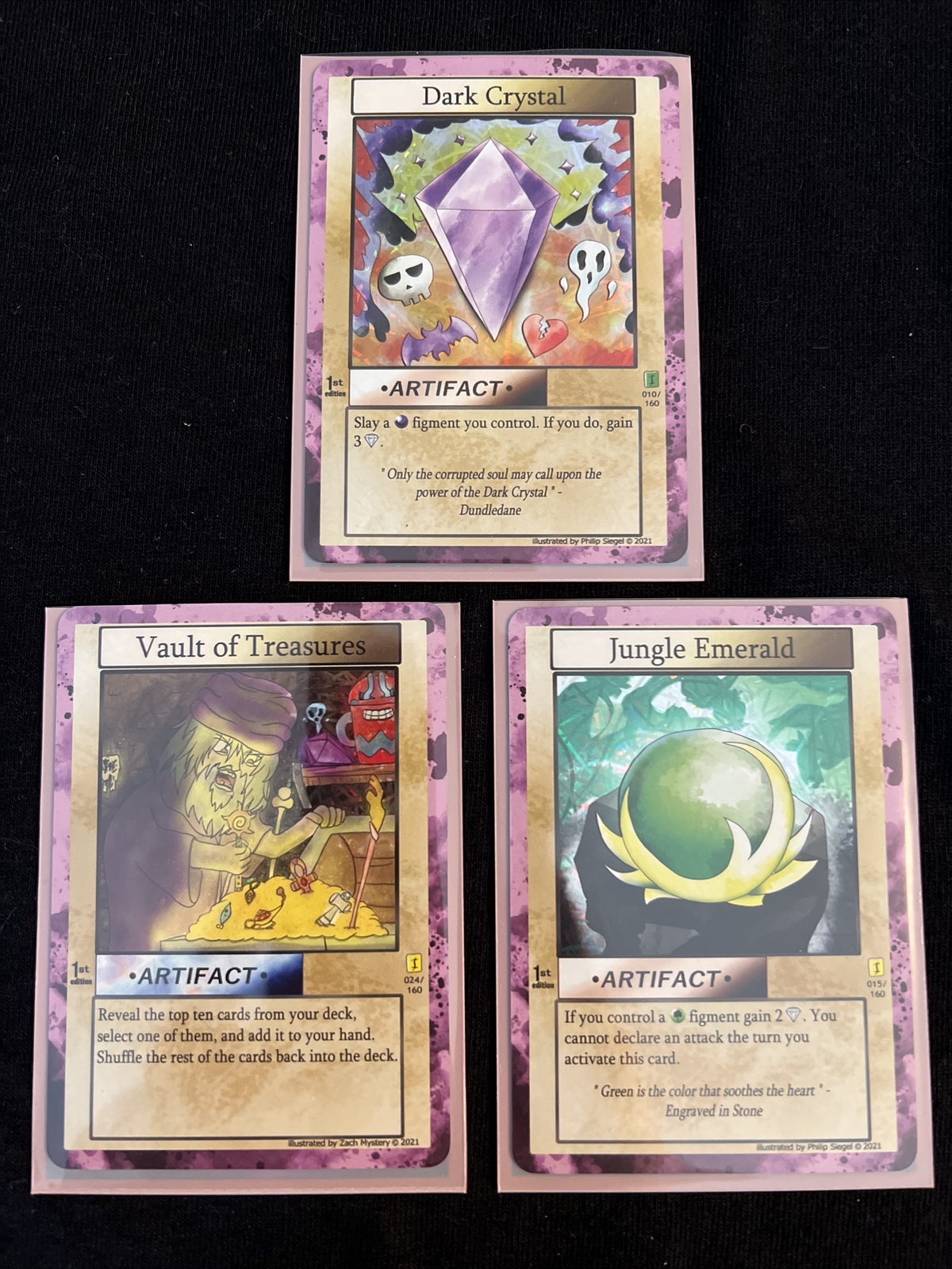 Dream Book tcg Holo Artifact lot Dark Crystal Jungle Emerald Vault Of  Treasures | eBay