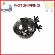 MidWest Homes for Pets Snap'y Fit Stainless Steel Food Bowl / Pet Bowl, 10 oz. f