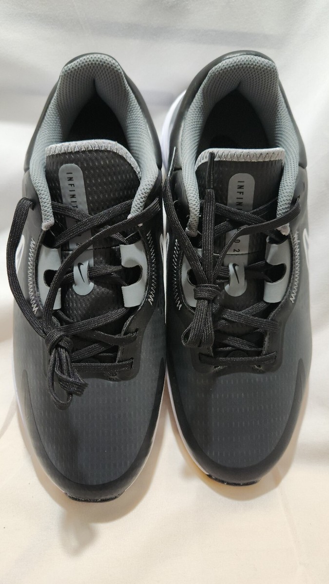 Nike Infinity Pro 2 Golf Shoes Mens Sz 9 W DM8449-001 Black