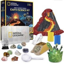 NATIONAL GEOGRAPHIC Earth Science Kit - over 15 Science Experiments  STEM Activ