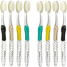 Antimicrobial Solodent Toothbrush Soft; Silve...