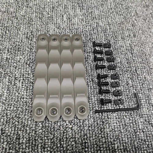 4 Stück Nylon MLOCK Schiene Handschutz Abdeckblende für M-loCk System 80/120 mm - Bild 18 von 48