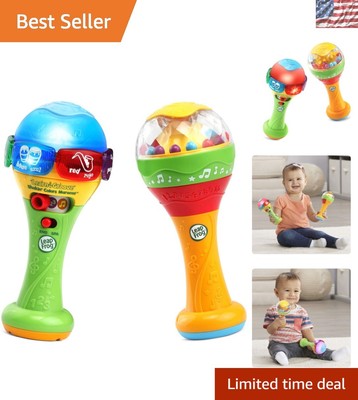 Multicolor Learn & Groove Maracas with Light-Up Dome   Educational Playtime