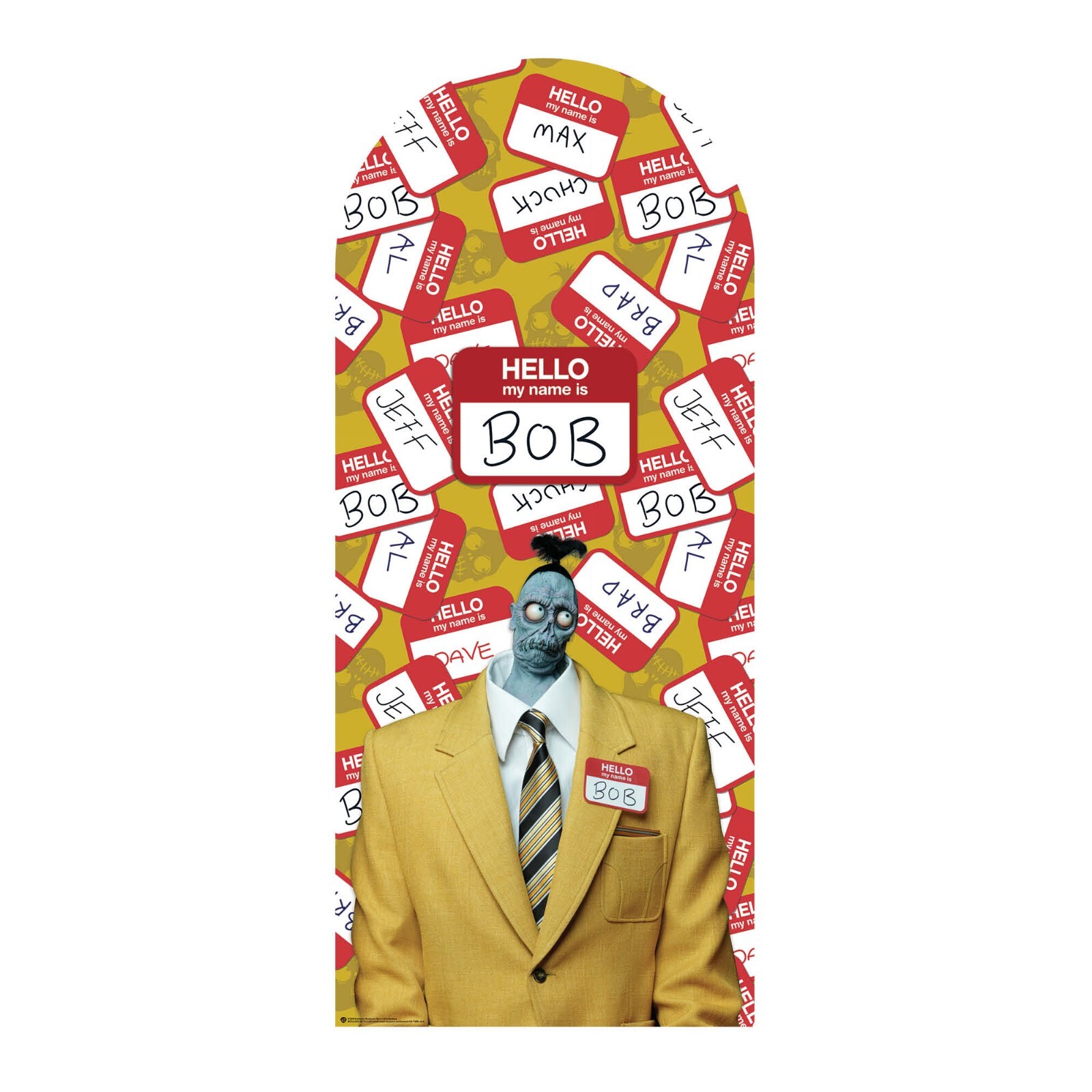 Beetlejuice Beetlejuice Name is Bob Official Cardboard Backdrop 185cm x 80cm