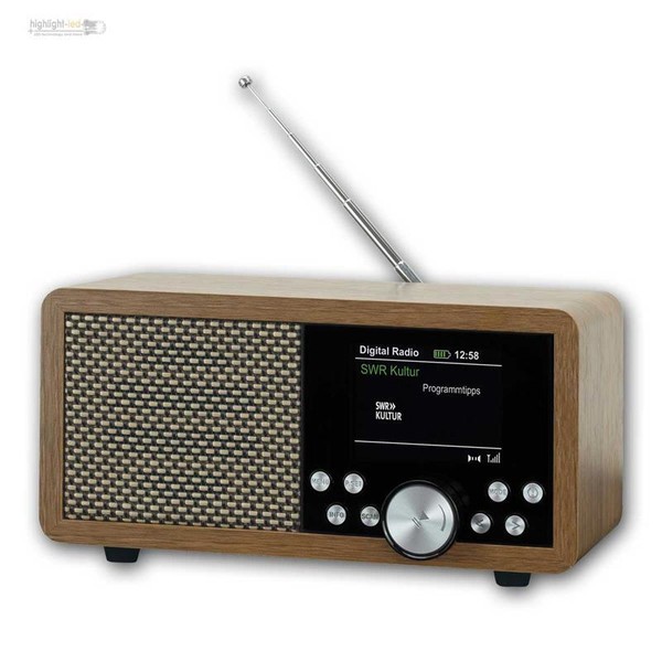 Digitales Tragbares Dab+ Radio Mit Bluetooth/Usb/Sd, Dab/Fm Akku Und Netzbetrieb-image