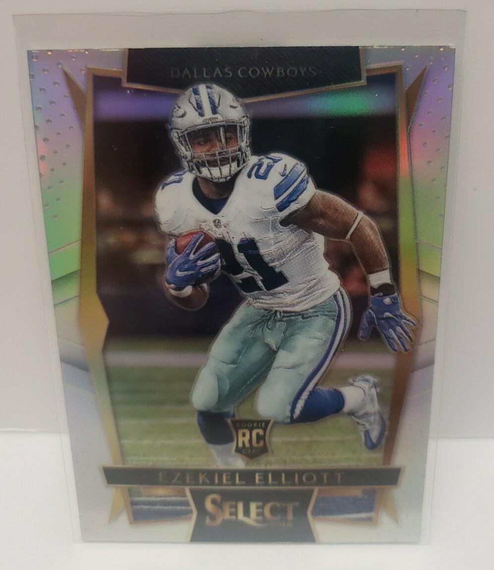 2016 Panini Select Football Ezekiel Elliott Silver Premier level Rookie #139