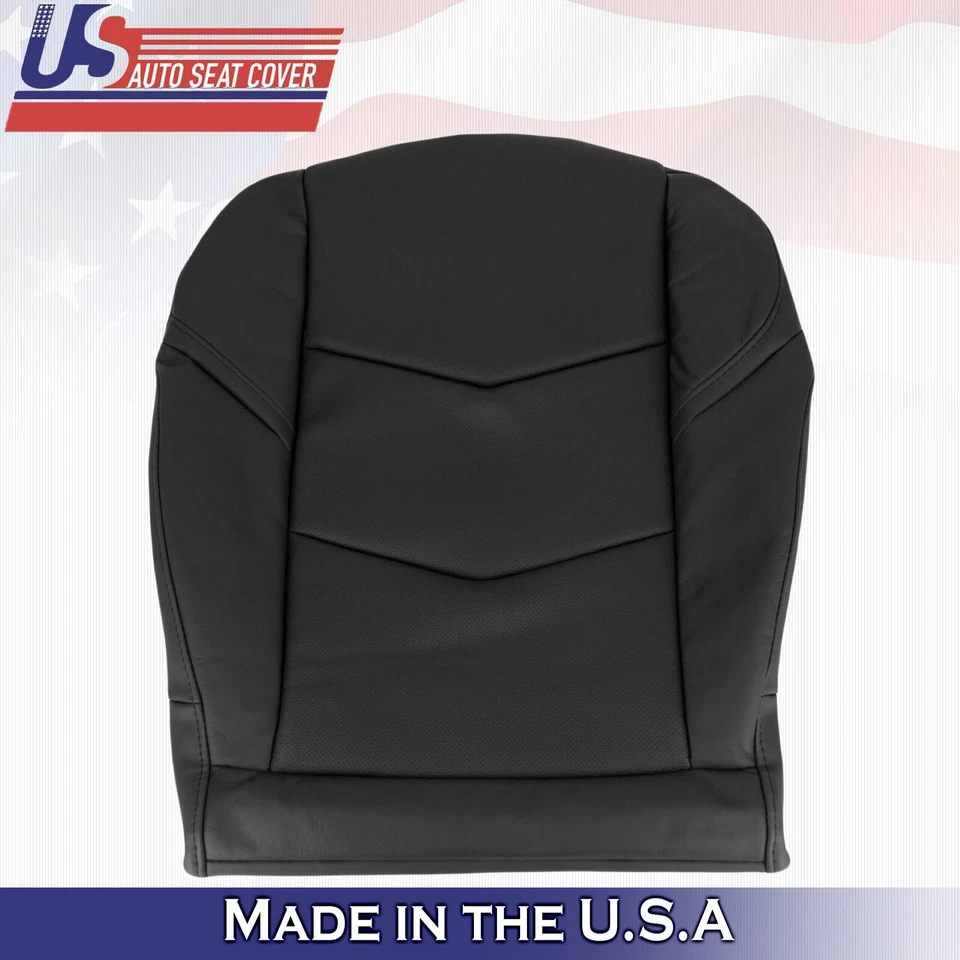 Кожаный чехол на сиденье снизу для пассажира Cadillac Escalade 2015–2020 годов угольно-черный - Изображение 4 из 4