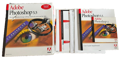 1999 Adobe Photoshop 5.5 For Mac, Macintosh Package Complete | eBay