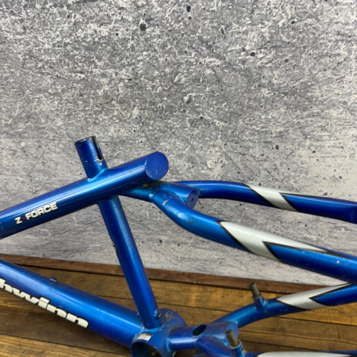 Schwinn Z Force BMX Frame Blue Old School BMX 20 in Aero