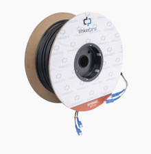 328 ft 100 m Drum of Fiber Optic Single-mode with SC-SC Duplex Connectors