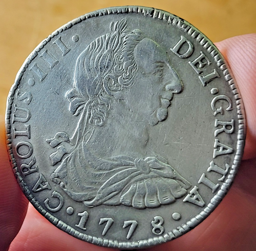 1778 SPANISH COLONIAL POTOSI 8 Reales SILVER DOLLAR - AMERICAN POCKET CHANGE - 第 4/13 張圖片