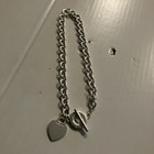 tiffany co. sterling silver 925 heart necklace