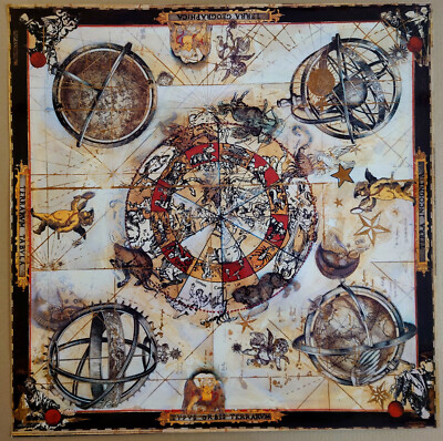 ''Astrology Zodiac Map'' Art Print 35 x 35