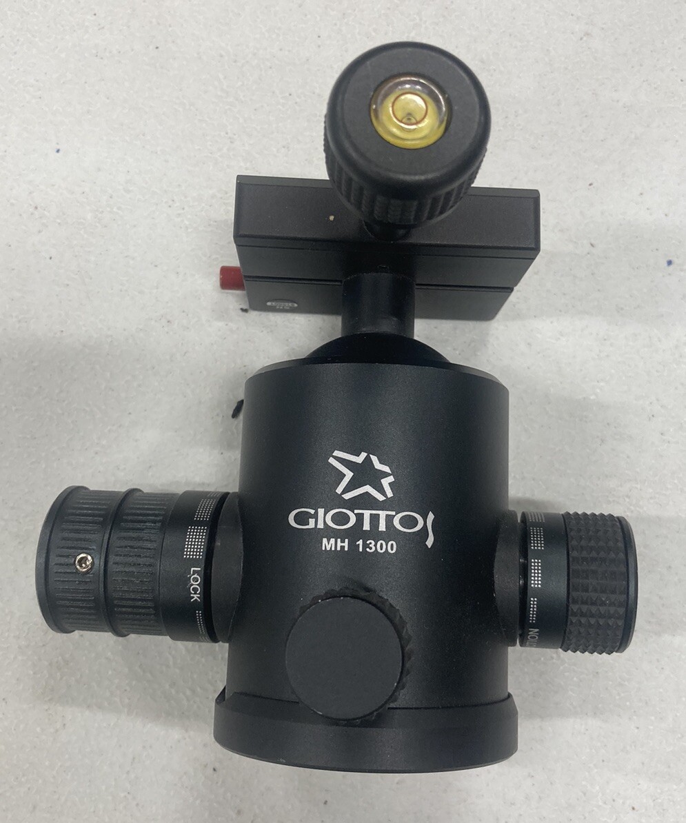 Giottos MH1300 Ball Head for Tripod Quick Release Clamp Video