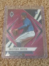 2021 Panini Chronicles Phoenix Christian Javier #16 Pink Pulsar Prizm RC