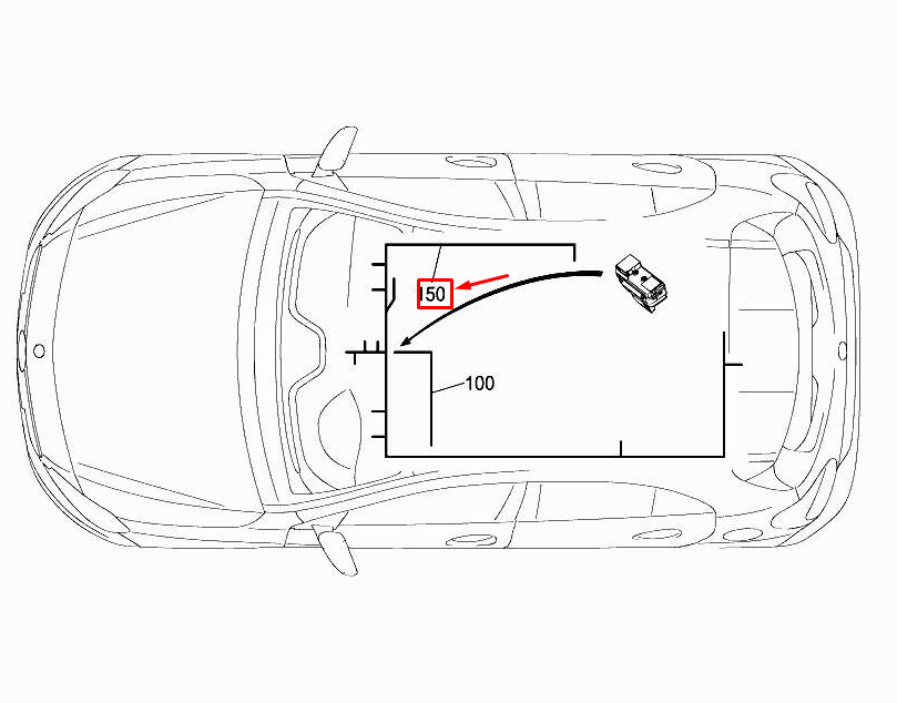 NOUVEAU CÂBLE ÉLECTRIQUE DE TOIT MERCEDES-BENZ A W176 FIRM A1765401307 ORIGINAL