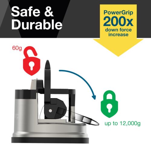 AnySharp Global World's Best Knife Suction Sharpener, Pro Metal GENUINE - Picture 4 of 13