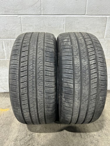 2x P255/40R19 Pirelli P Zero A/S Plus 7/32 Used Tires | eBay