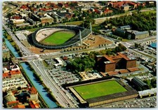 Aerial photo of Gamla and Nya Ullevi and the Police House - Gothenburg, Sweden