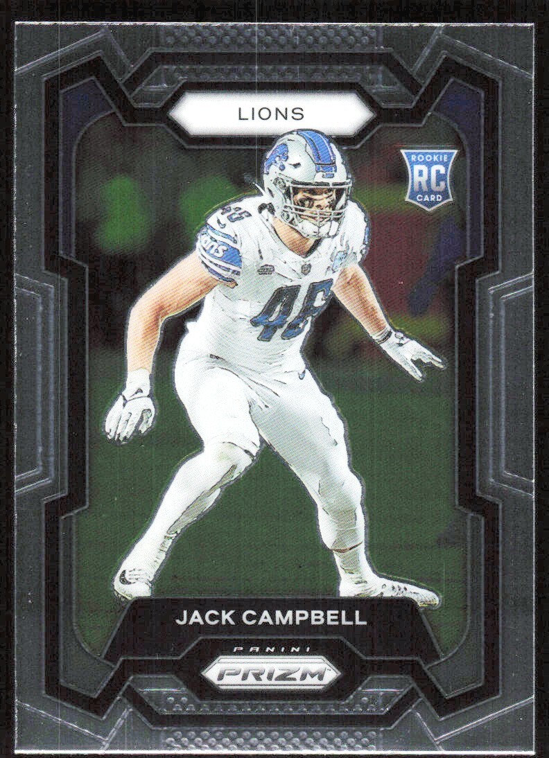 2023 2527A Panini Prizm Rookie Jack Campbell Rookie Detroit Lions #330