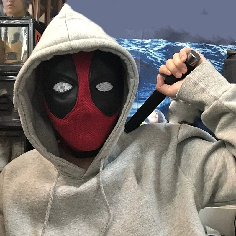 Marvel Deadpool Cosplay Máscara Disfraz Accesorios Coleccionables *MÁS REGALO* Foto 2 de 4