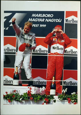 Vintage Photo Formula 1 Hungarian GP 1999 Podium Ft 158 - Print 24x18cm