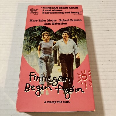 Finnegan Begin Again (Ultra Rare VHS) Mary Tyler Moore Robert