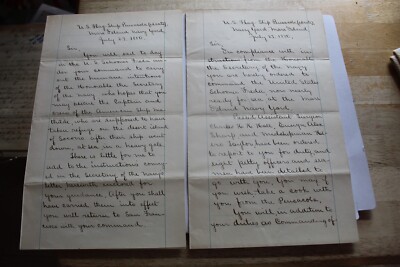 NAVY DEPT 2 DOCUMENTS 1880 SIGNED BY REAR ADMIRAL C R P RODGERS 