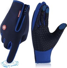 Winter Thermal Gloves Touchscreen Windproof Anti Slip Gloves for Riding Driving