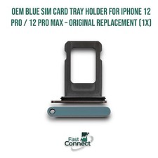 OEM Blue SIM Card Tray Holder for iPhone 12 Pro / 12 Pro Max   Original