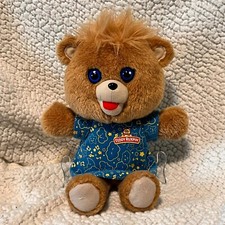 Teddy Ruxpin Talking Bear Plush Blue PJ's 11" Hug  Sing Nighttime Lullaby 2018