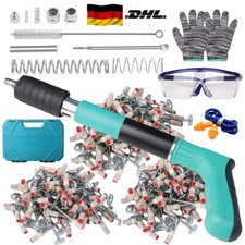 Hochdruck-Nagelpistole DIY Nagel-Wandbefestigungswerkzeug mit 200 Nägeln Satz