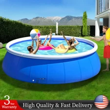 Portable Large Inflatable Swimming Pool Above Ground Wear Resistant PVC Durable