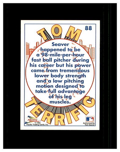 TOM SEAVER YOU PICK SEE SCANS OF EVERY CARD ALL TOM SEAVER CARDS ODD BALL METS - Bild 49 von 183