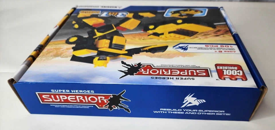 NIB Cool Builders Super Heroes Superior  3 in 1 Rebuilds into 3 Models - Image 4 of 4