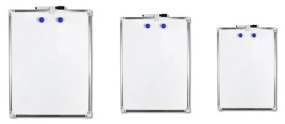 Lavagna bianca bifacciale cancellabile pennarello cancellino calamite lavagnetta