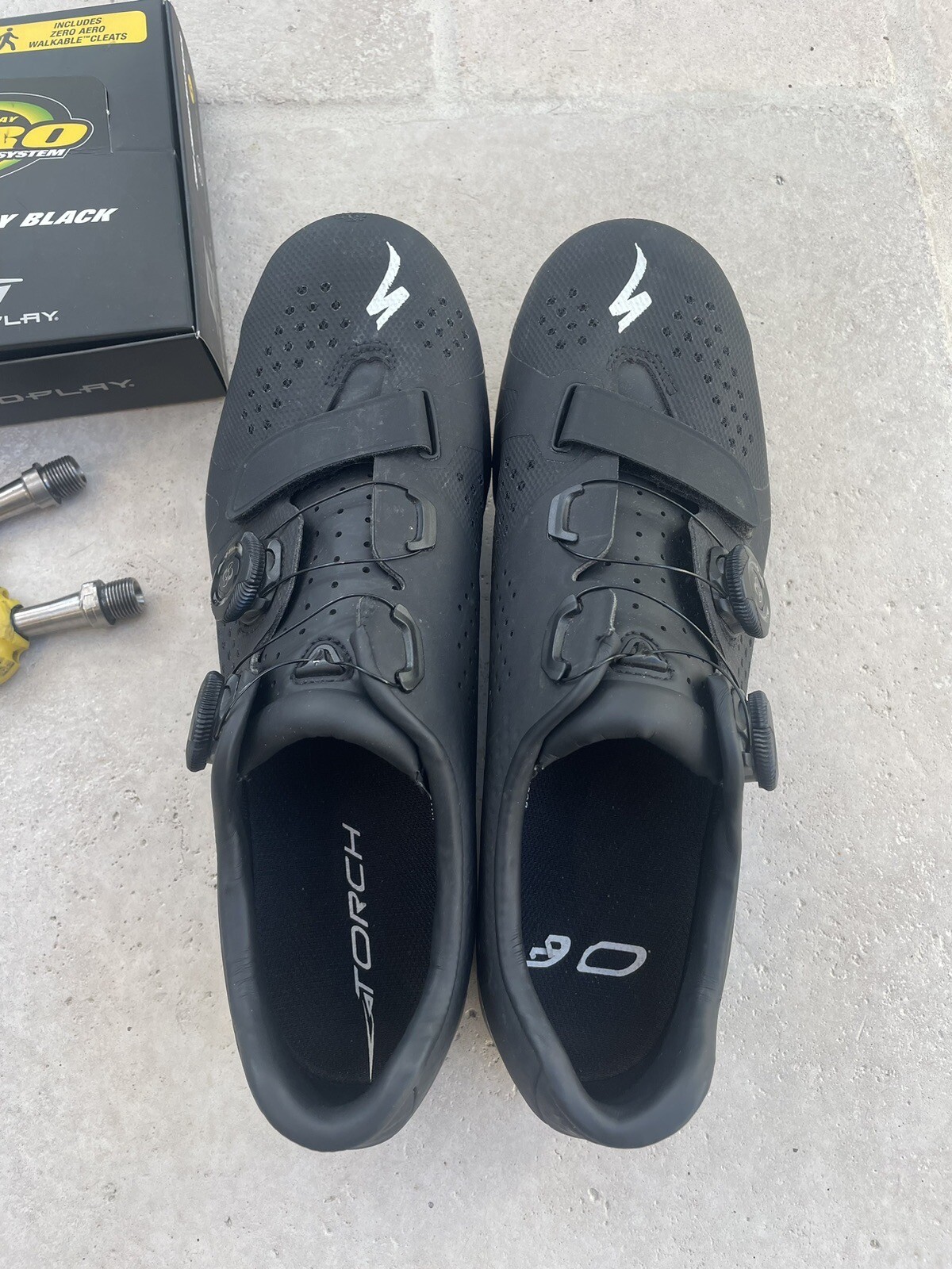 Specialized Torch 3.0 Road Cycling Shoes Black EU43 UK8.5 AND Speedplay