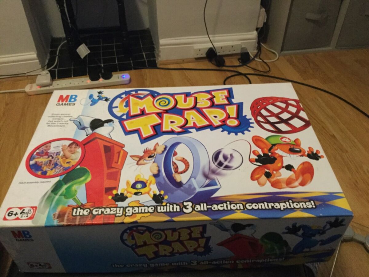 Mouse Trap Board Game - The Crazy Game with 3 Action Contraptions