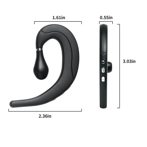 Bluetooth 5.0 Ear Hook Headset Wireless Earphones Earbuds Stereo Headphones - 第 15/21 張圖片