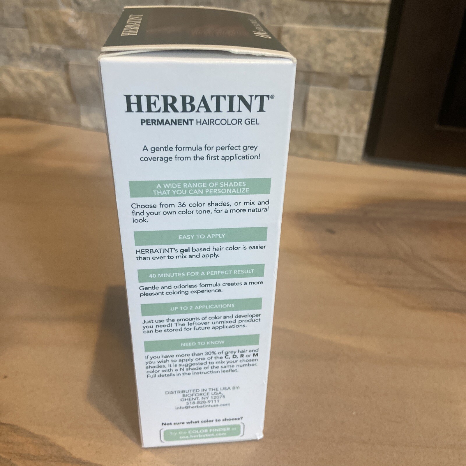 Herbatint Permanent Herbal Hair Color Gel 6N Dark Blonde 4.56 Ounce New In Box