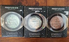 Profusion Cosmetics Face  Body Glitter Gel pink, blue  green glitter, 3PK