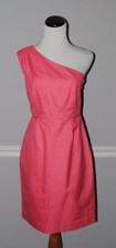 J.Crew Women's Misha Dress 65119 Cotton Cady Bridesmaid Cocktail Tea Rose 6 $235