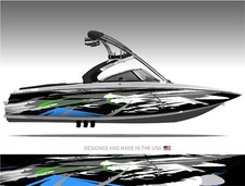 Thrasher Abstract Boat Wrap Kit 3m Premium Cast Vinyl - 15 Sizes