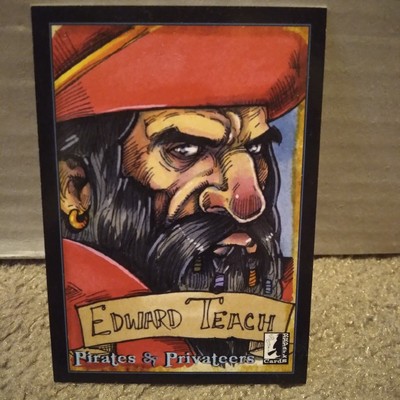Pirates and Privateers Series Three Promo Card #1 Edward Teach