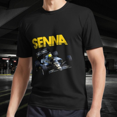 Ayrton Senna 97T John Player Livery Active Logo Funny Size Mode American T-shirt