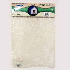 New Age Pet Clear Vinyl Pet Dog House Door Flap - Medium 11.5"W X 14.5"H