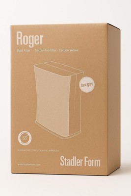 Vorfilter Stadler Form Roger R-021 dunkelgrau Filter waschbar Textil