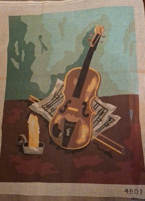 Bucilla Vintage Needlepoint Canvas Design 4801 16x20 12 Mesh Mono