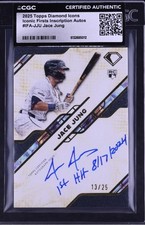 Topps 2025 Diamond Icons Jace Jung Iconic Firsts Auto /25 Tigers