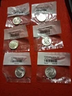1946-1958 Washington Quarters, UNC,Lot of 6 by LITTLETON